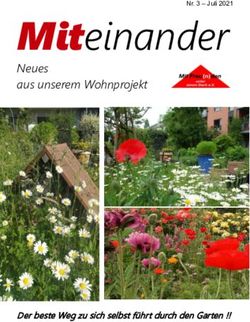 Miteinander Neues aus unserem Wohnprojekt Der beste Weg zu sich