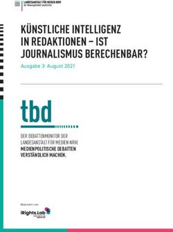 UNSICHTBARE STIMMEN - IN REDAKTIONEN - IST JOURNALISMUS BERECHENBAR?
