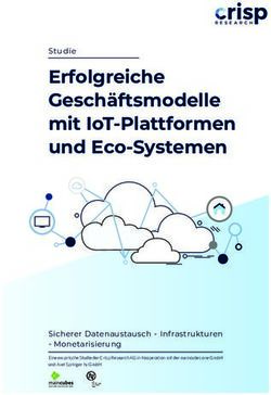ERFOLGREICHE GESCHÄFTSMODELLE MIT IOT-PLATTFORMEN UND ECO-SYSTEMEN - STUDIE - SICHERER DATENAUSTAUSCH - INFRASTRUKTUREN - MONETARISIERUNG