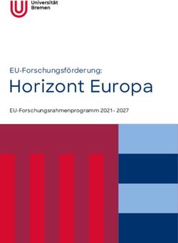 Horizont Europa EU-Forschungsförderung: EU-Forschungsrahmenprogramm 2021 2027 - Universität ...