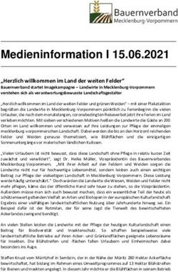 Medieninformation I 15.06.2021 - "Herzlich willkommen im Land der weiten Felder" - Bauernverband Mecklenburg ...