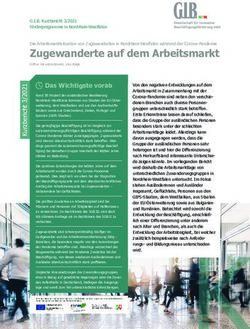 Zugewanderte auf dem Arbeitsmarkt - GIB NRW