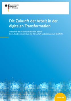 Die Zukunft der Arbeit in der digitalen Transformation - Gutachten des Wissenschaftlichen Beirats beim Bundesministerium f&uuml;r Wirtschaft und ...