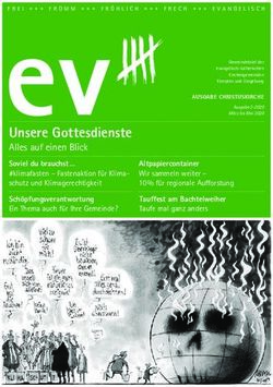 Unsere Gottesdienste Alles auf einen Blick - Evang.-Luth. Kirchengemeinden in ...