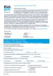 Tourismusakzeptanz in Kiel - Ergebnisse einer Einwohnerbefragung im August/September 2018 - Kiel-Marketing