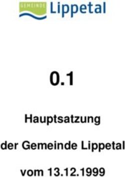 Hauptsatzung der Gemeinde Lippetal vom 13.12.1999
