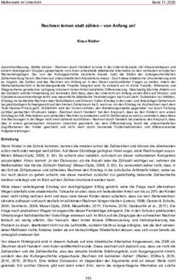 Rechnen lernen statt z&auml;hlen - von Anfang an! - Klaus R&ouml;dler