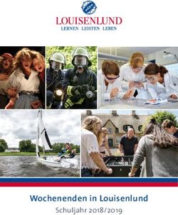 Wochenenden in Louisenlund - Schuljahr 2018/2019