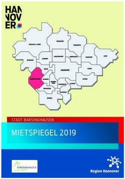 MIETSPIEGEL 2019 STADT BARSINGHAUSEN