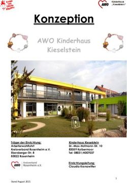 Konzeption AWO Kinderhaus Kieselstein - AWO Rosenheim