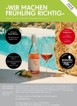 "wir machen fr&uuml;hling richtig" - BENGODI Wein.Genuss.Kulinarik.