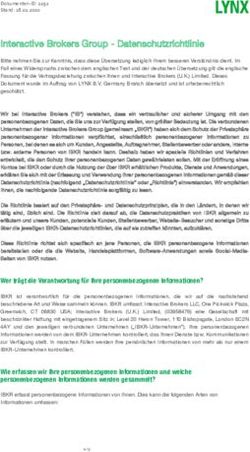 Interactive Brokers Group - Datenschutzrichtlinie - Online-Broker LYNX