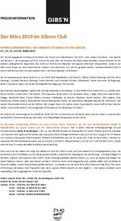 Der M&auml;rz 2019 im Gibson Club - PRESSEINFORMATION