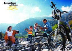 Geschäftsbericht 2011/2012 Bergbahnen Adelboden AG