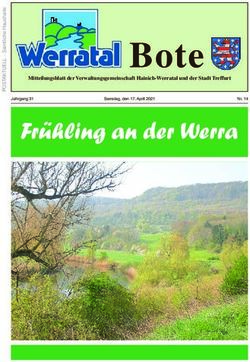 Bote Frühling an der Werra - Mitteilungsblatt der Verwaltungsgemeinschaft Hainich-Werratal und der Stadt Treffurt - Treffurt.de
