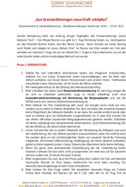 "Aus Grenzerfahrungen neue Kraft sch&ouml;pfen" - Conny Schumacher