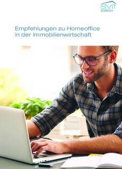 Empfehlungen zu Homeoffice in der Immobilienwirtschaft