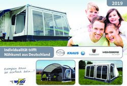 2019 Campen kann so einfach sein ! Individualit&auml;t trifft N&auml;hkunst aus Deutschland - Wigo Zelte