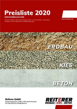 Preisliste 2020 - Reiterer Erdbau