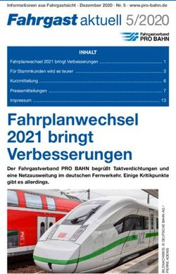 Fahrplanwechsel 2021 bringt Verbesserungen