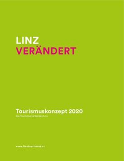 LINZ VERÄNDERT - Tourismuskonzept 2020 www.linztourismus.at - Linz Tourismus
