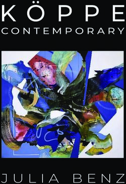 JULIA BENZ - K&ouml;ppe Contemporary