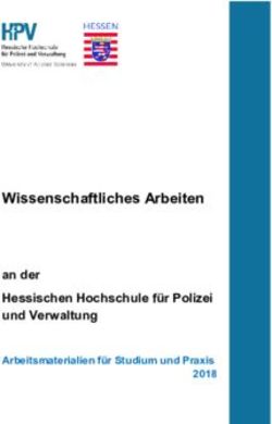 Wissenschaftliches Arbeiten - an der Hessischen Hochschule f&uuml;r Polizei und Verwaltung - Hessische ...