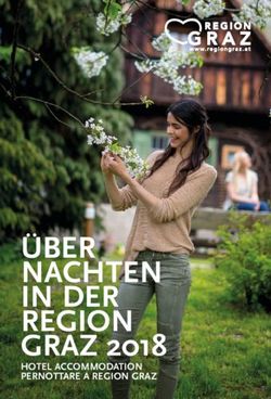 &Uuml;BER NACHTEN IN DER REGION GRAZ 2018 - HOTEL ACCOMMODATION PERNOTTARE A REGION GRAZ