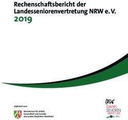 2019 Rechenschaftsbericht der Landesseniorenvertretung NRW e. V.