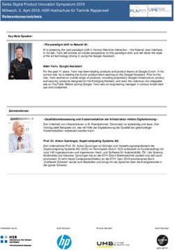 Swiss Digital Product Innovation Symposium 2019 Mittwoch, 3. April 2019, HSR Hochschule f&uuml;r Technik Rapperswil - WERZ
