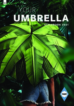 UMBRELLA YOUR ST YLEBOOK 2021 - FARE -Schirm