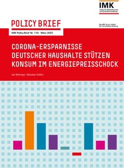 CORONA-ERSPARNISSE DEUTSCHER HAUSHALTE ST&Uuml;TZEN KONSUM IM ENERGIEPREISSCHOCK - IMK Policy Brief Nr. 119 M&auml;rz 2022 - Hans-B&ouml;ckler-Stiftung