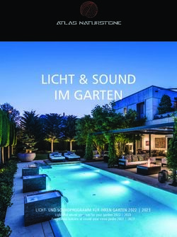 Licht & Sound im Garten - Licht- und Soundprogramm für ihren garten 2022 | 2023 - Atlas Natursteine AG