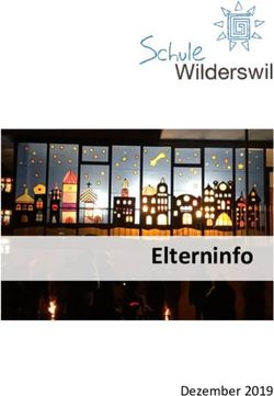 Elterninfo Dezember 2019 - Schule Wilderswil