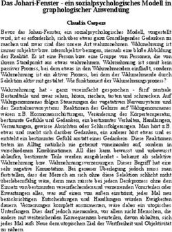 Das Johari-Fenster - ein sozialpsychologisches Modell in graphologischer Anwendung