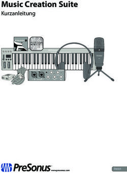 Music Creation Suite Kurzanleitung - Deutsch