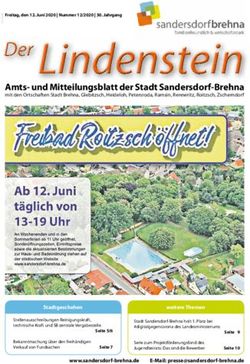 Lindenstein Amts- und Mitteilungsblatt der Stadt Sandersdorf-Brehna