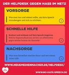 WETTERFEST DURCH DEN SHITSTORM - LEITFADEN F&Uuml;R MEDIENSCHAFFENDE ZUM UMGANG MIT HASS IM NETZ - NO HATE SPEECH