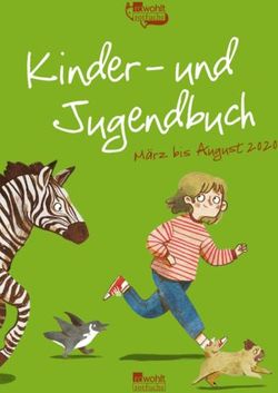 Kinder - und Jugendbuch - Marz b is August 2020 - rowohlt-Theaterverlag