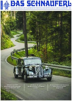 DAS SCHNAUFERL - Allgemeine Schnauferl-Club