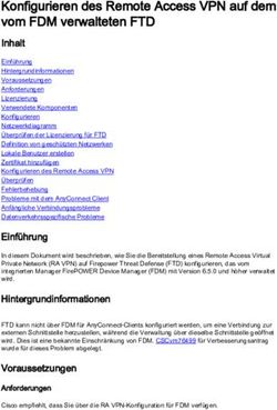 Konfigurieren des Remote Access VPN auf dem vom FDM verwalteten FTD