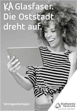 Glasfaser. Die Oststadt dreht auf - Vertragsunterlagen - Stadtwerke Karlsruhe