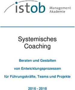 Systemisches Coaching - Beraten und Gestalten von Entwicklungsprozessen f&uuml;r F&uuml;hrungskr&auml;fte, Teams und Projekte 2016 2018 - Institut f&uuml;r ...