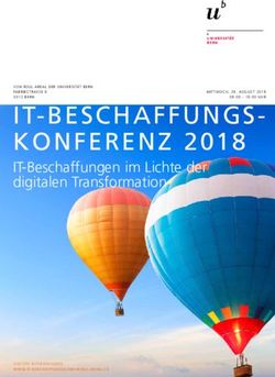 IT-BESCHAFFUNGS-KONFERENZ 2018 - IT-Beschaffungen im Lichte der digitalen Transformation - procure.ch