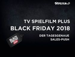 BLACK FRIDAY 2018 TV SPIELFILM PLUS - Burda Community Network