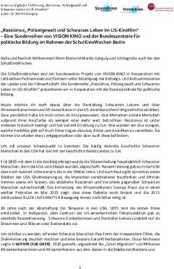 "Rassismus, Polizeigewalt und Schwarzes Leben im US-Kinofilm" - Eine Sonderreihen von VISION KINO und der Bundeszentrale f&uuml;r politische Bildung im ...