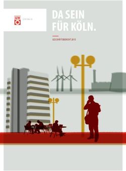 Da sein f&uuml;r K&ouml;ln. Gesch&auml;ftsbericht 2013 - GEW K&ouml;ln AG