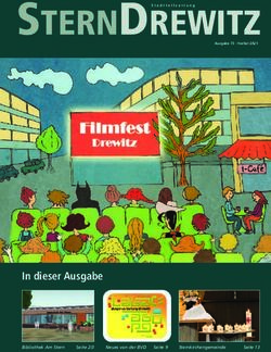 STERNDREWITZ - In dieser Ausgabe - Am Stern