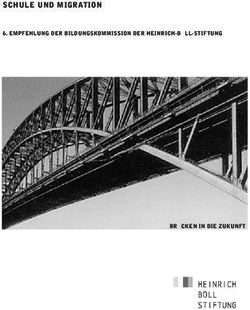 SCHULE UND MIGRATION 6. EMPFEHLUNG DER BILDUNGSKOMMISSION DER HEINRICH-B&Ouml;LL-STIFTUNG - BR&Uuml;CKEN IN DIE ZUKUNFT