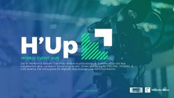 Get in. Perform & Stream. Das H'Up ist eine multifunktionale Eventlocation mit fest installiertem aber variablem Streaming-Studio. Direkt ...